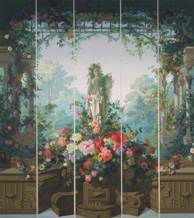 Garden of Armida Wallpaper by Édouard Muller (called Rosenmuller)